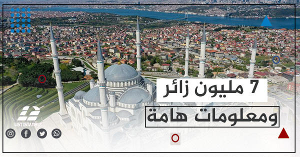 مسجد تشاملجا بإسطنبول يستقبل 7 ملايين زائر  فى اول عام له